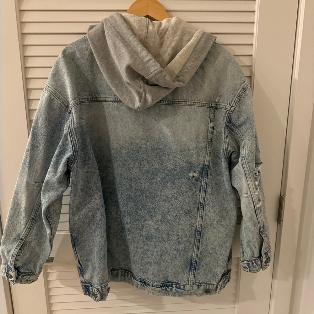 Free People Flawless Hooded Denim Jacket - Picture 2 of 4